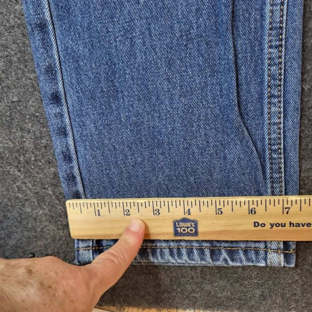 Levis 505 Regular Fit Straight Leg Jeans Mens 30x31 Blue Denim